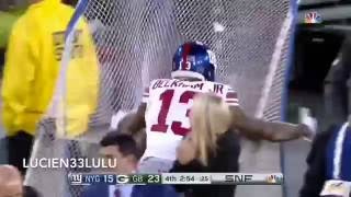 Odel Beckham Kisses Kicker Net After Touchdown Dank Meme