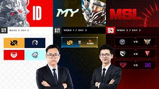 [OFFICIAL RESTREAM] MSL (S3)W3D3| MPL MY /ID (S17)|[Part-...