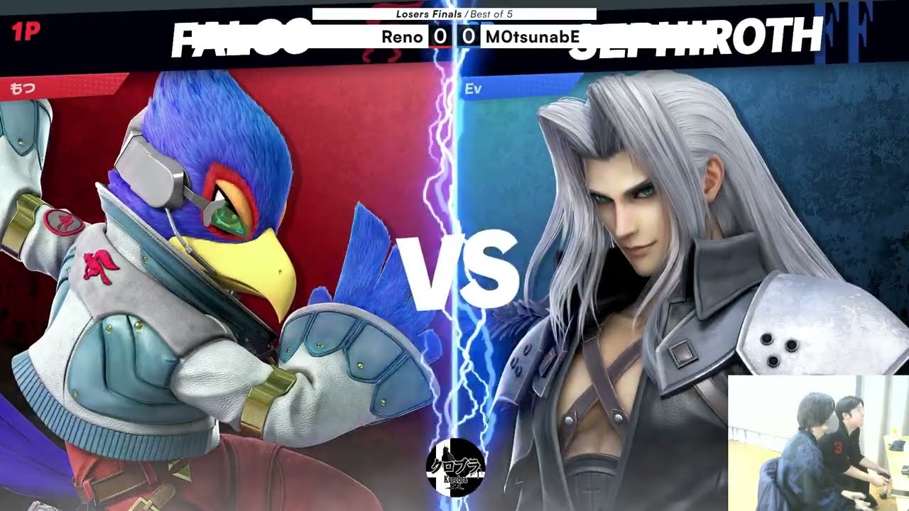 スマブラSP クロブラ50 LF M0tsunabE （ファルコ） vs Reno （セフィロス/ベレト）