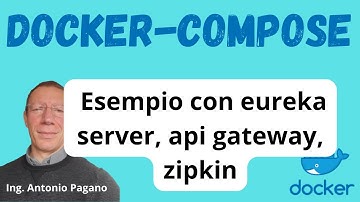 Docker-Compose - Esempio con eureka server, api gateway, zipkin