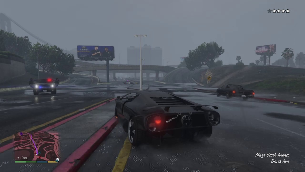 Gta 5 epic police chase - YouTube