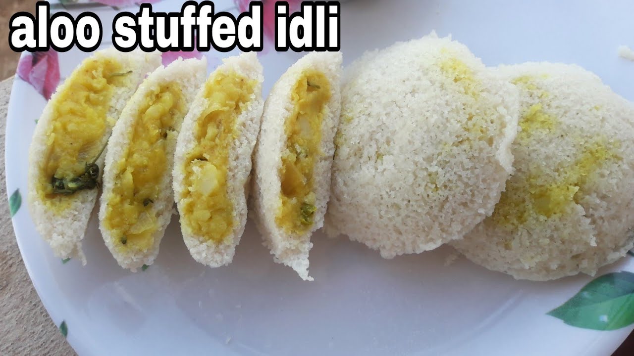 aloo stuffed idli recipe in Kannada simple and easy breakfast recipe stuffed idli at home