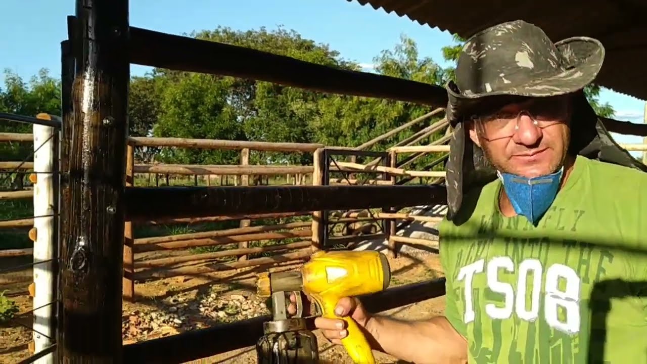 COMO PROTEGER A MADEIRA DO CURRAL OU CERCA USANDO ESSA MISTURA. (APENAS 3 INGREDIENTES)