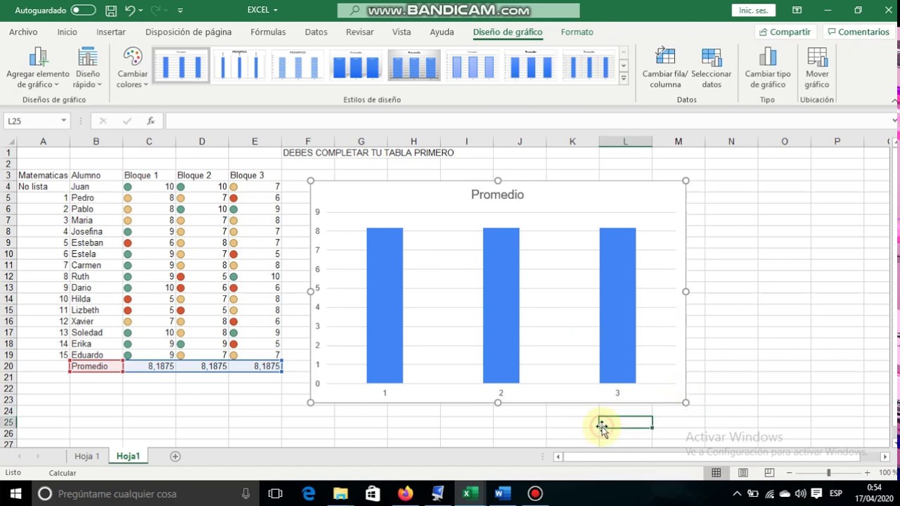 Lineas de tendencia en excel
