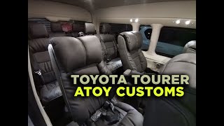 Toyota Tourer Customization with Starex Seats installed. Atoy Customs