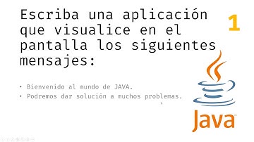 Mostrar mensajes en pantalla con JAVA