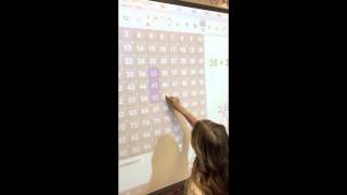 Adding 2 digit numbers using a hundreds chart