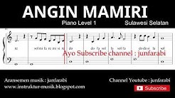 not balok angin mamiri - piano level 1 - lagu daerah sulawesi selatan - doremi / solmisasi  - Durasi: 1:59. 