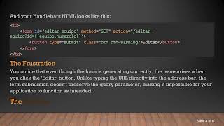 Fixing Query Params Not Working in Handlebars with Express