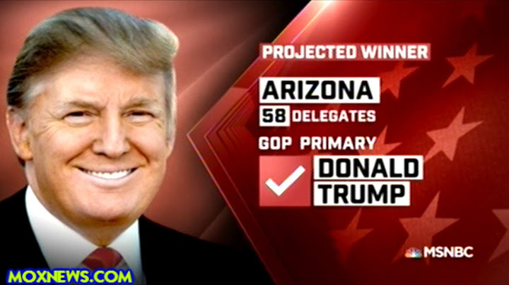 DONALD TRUMP WINS ARIZONA!