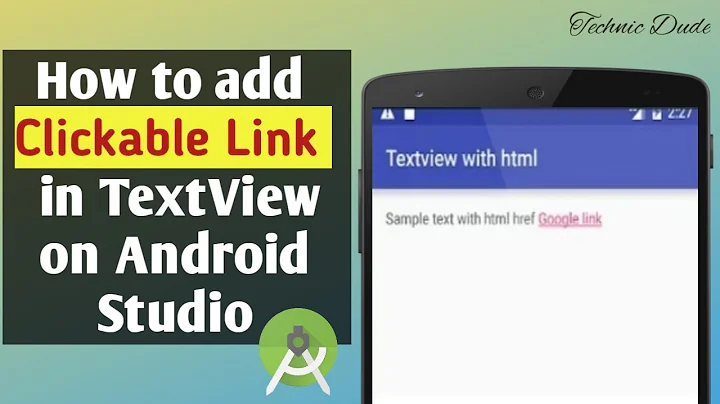 ADDING LINKS Inside A TextView | How to create the links in textview clickable