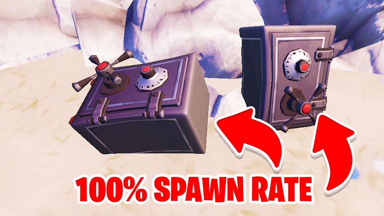 [100 Safes Spawn location] Collect Gold Bars in Fortnite Chapter 4