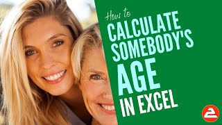 How to calculate and round a person&#39;s age in Excel