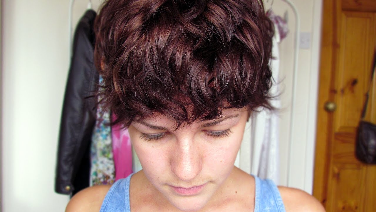 Dyed Pixie Cut