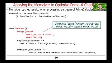 Applying the Java FutureTask-based Memoizer to the PrimeChecker App