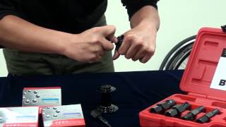Hub bearings puller by CEMA SRC-TT-B004-On Hub.