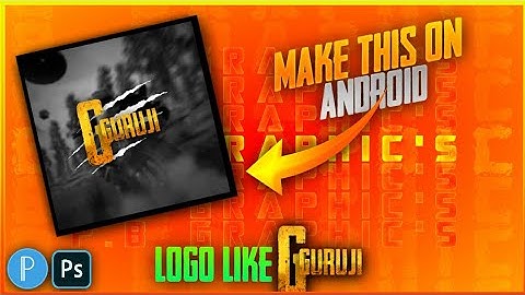 MAKE A GAMING LOGO LIKE//G GURUJI//IN ANDROID