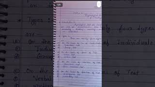psychological assessment &amp; testing #selfnotes #nursing #psychology #youtubeshorts #yt #ytshorts