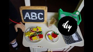 DIY Back to School Themed Cookies for American Girl Dolls!