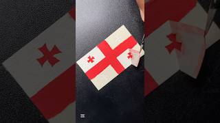 Flag of Georgia 🇬🇪 | #flagdrawing  #flags