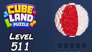 Cube Land Puzzle Level 511 Walkthrough