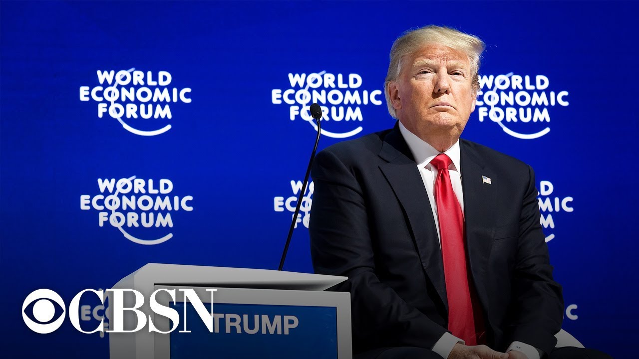 President Trump Speaks At The World Economic Forum in Davos ...