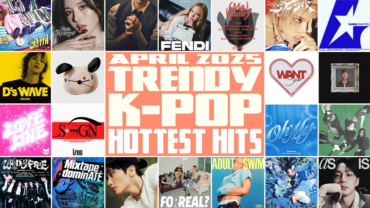 🎧最新K-POP PLAYLIST】2025.04:Trendy K-POP:Hottest Hits🩷 - YouTube