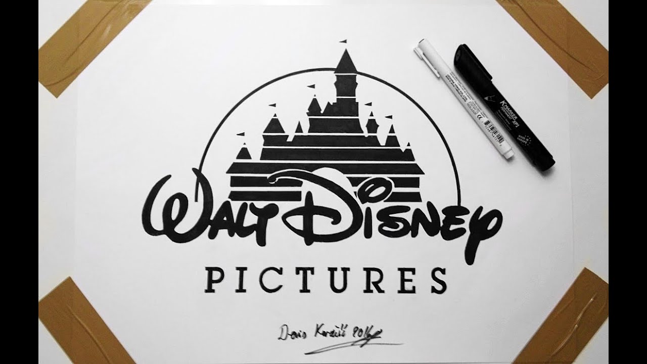 Collection Image Wallpaper Walt Disney Logo Drawing