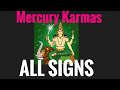 Mercury Karmas in All Signs! (Vedic Astrology)