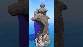 Minecraft Sea Nether Portal Design Build Timelapse  #minecraft #minecraftbuilding
