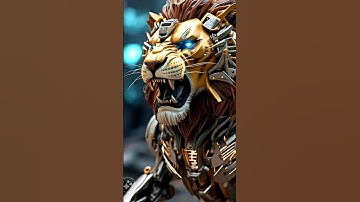 Lion+transformer🦁🤯//#animation #ai #viralvideo #artificialintelligence #subscribe #meta #like#sher