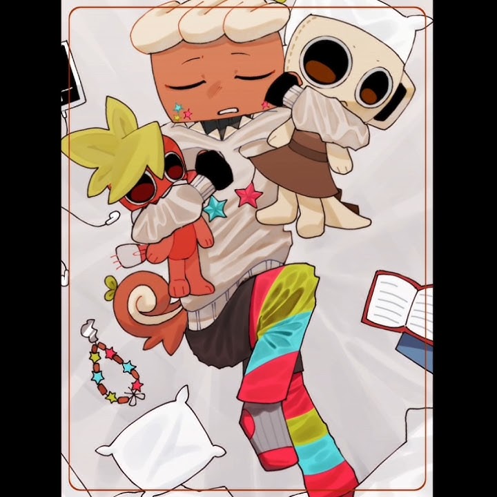 [🍫🛏] sleeping | ib : ashy | #dandysworld #fyp #animation