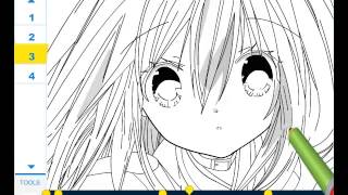 How to draw Mashiro (Kami Kami Kaeshi) Manga Form - Drawing Tutorial Video