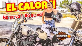 El calor, NO SE VA !  Rodamos con nuestras HARLEY DAVIDSON creyendo que ya no haría Calor !