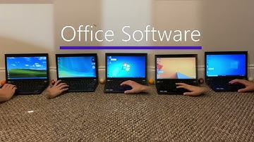 Windows XP vs Vista vs 7 vs 8.1 vs 10 Speed Test