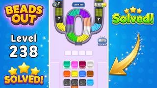 🔴 Beads Out Level 238 Walkthrough | New Update Solution (VooDoo) 🧠📱