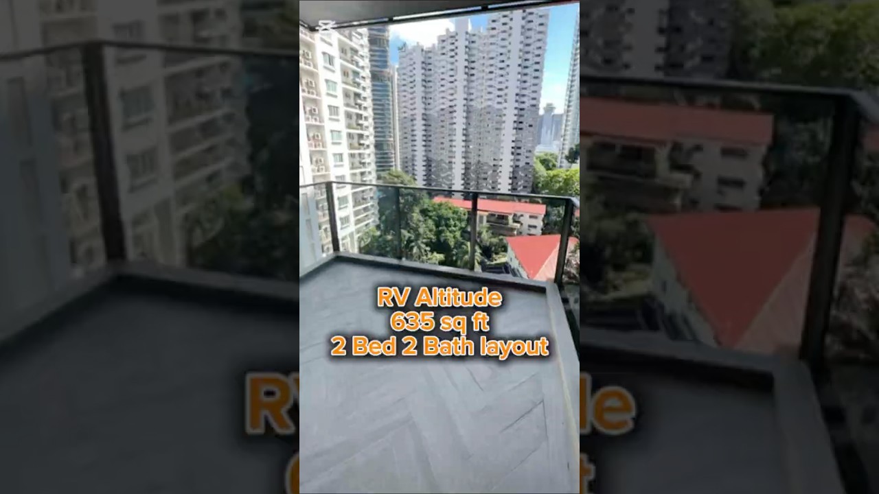 RV ALTITUDE freehold 2 bedder with greenery views, sheltered to Great World MRT 