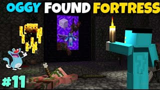 #11 | Minecraft | Oggy And Jack Found Nether Fortress | With Oggy And Jack | In Hindi | Oggy & Jack