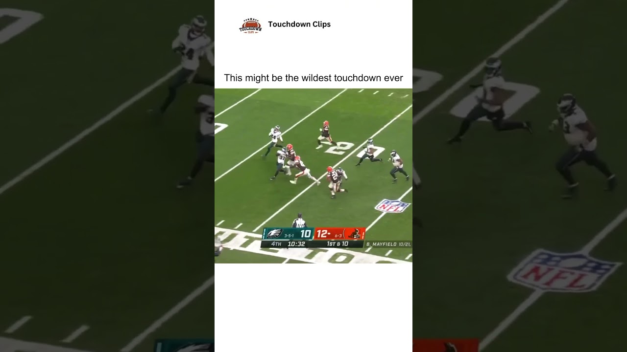 This might be the wildest touchdown ever