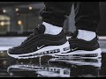Nike Air Max 97 Black & White (Reflective) Unboxing + On Feet