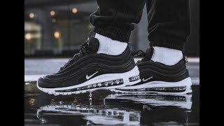 black and white reflective air max 97