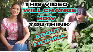 Filipina Woman Will Do What Most  Western  Woman Don't #philippines #retirement #farming #hobby