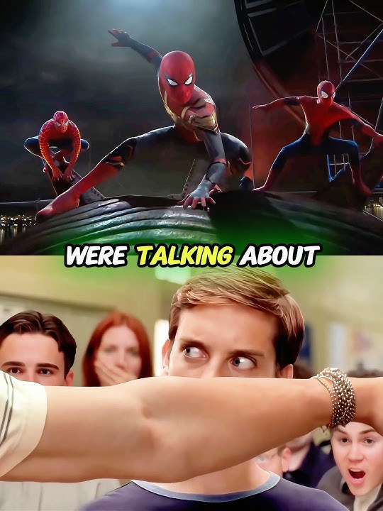 Did You Notice the Holes in Tobey’s Spiderman…🥶  #spiderman #peterparker #avengers #marvel #shorts