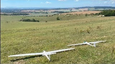 RC Slope Soaring Double Discus Day at The Trundle 14/08/25