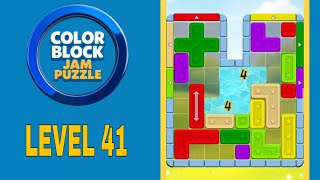 Color Block Jam Puzzle Level 41 Gameplay and solutions