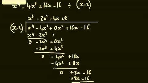 Core 2 - Algebra and Functions (1) Polynomial Division & Equating Coefficients - C2 Maths AS