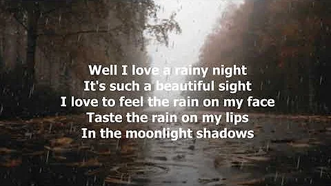 I Love A Rainy Night by Eddie Rabbitt - 1981 (with lyrics)