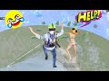 PUBG Mobile FUNNY WTF & EPIC Moments !! Trolling Noobs 🤣😅 #119