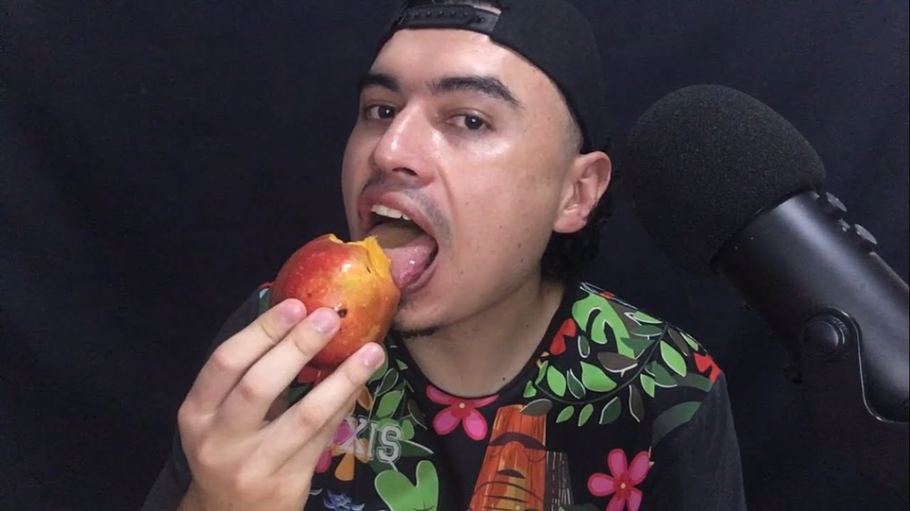 ASMR COMIENDO MANGO MADURO 🥭