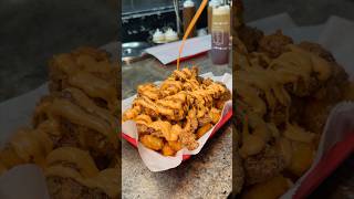 The HOT HONEY CHICKY’S N’ TOTS from Chicky’s NYC in Queens! 🍗🍟🔥 Don’t mind if we do! #DEVOURPOWER